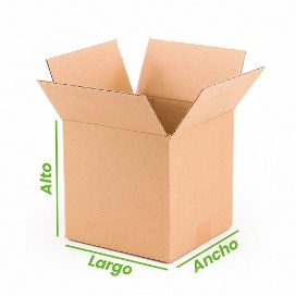 Caja con solapas a medida