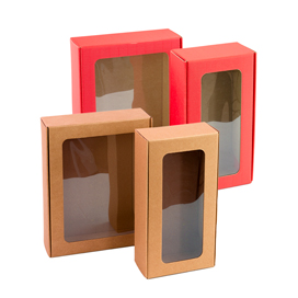 CAJA-ESTUCHE CON VENTANA