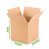 Caja con solapas a medida