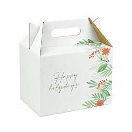 Caja picnic Blanca Happy Holidays