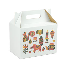 Caja picnic Blanca Xmas Animals