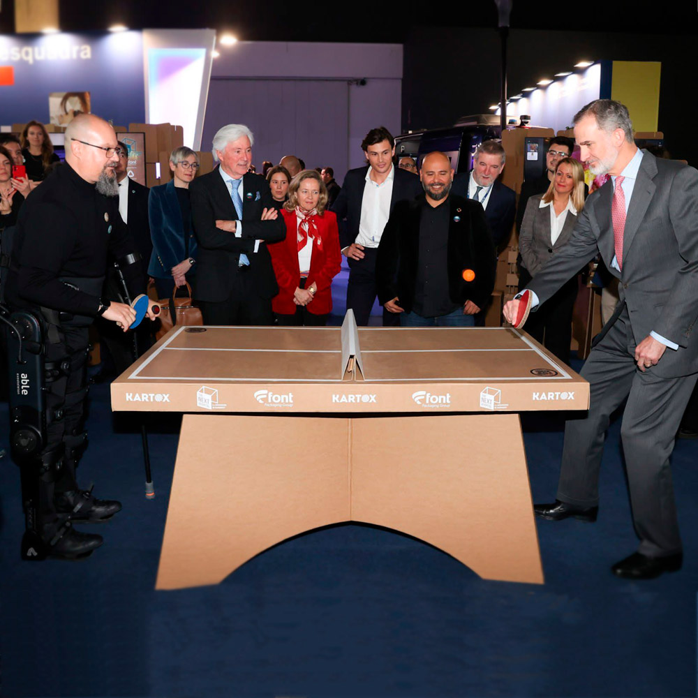 MESA CARTON PING-PONG