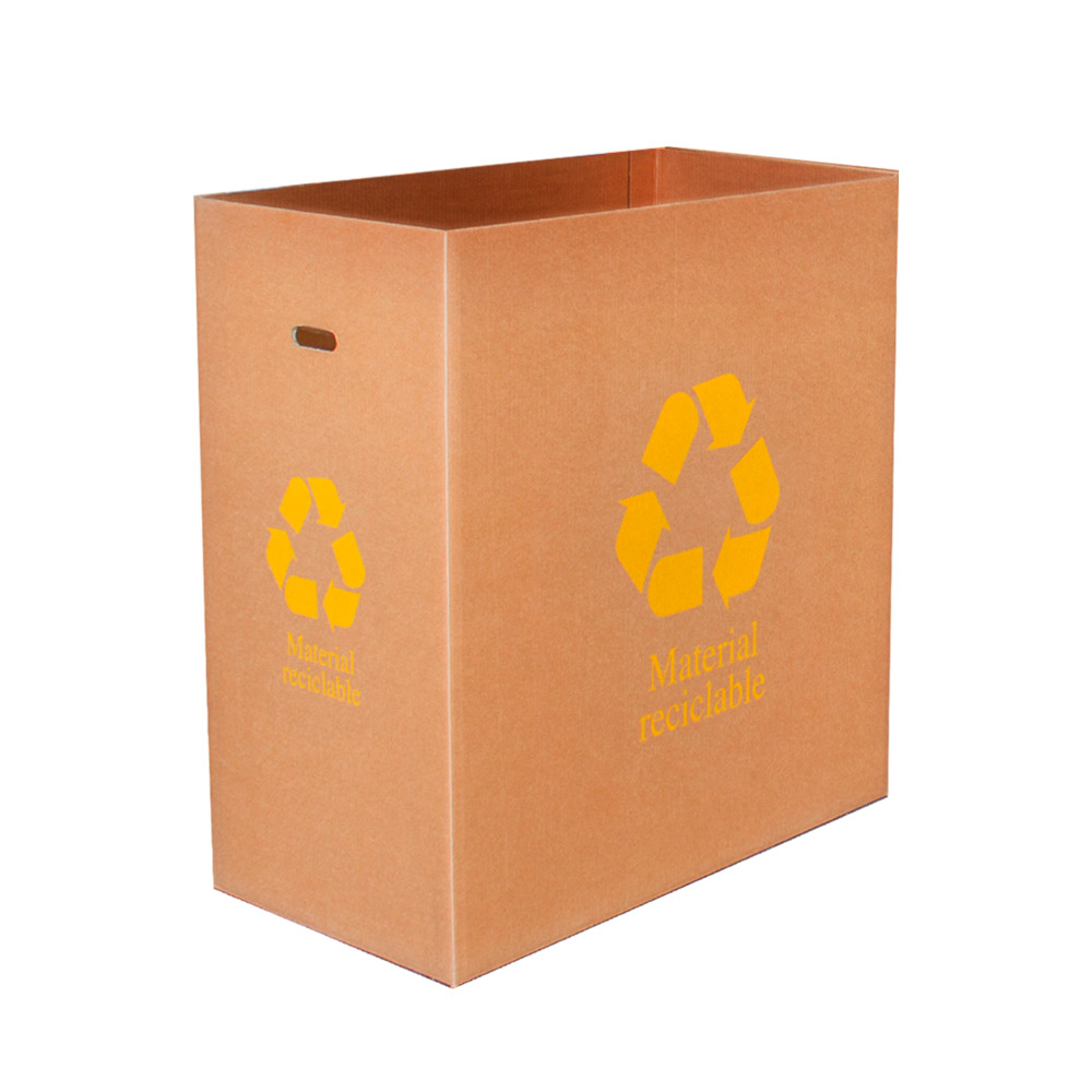 BOX RECICLAJE AMARILLA 900x500x1000