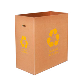 BOX RECICLAJE AMARILLA 900x500x1000