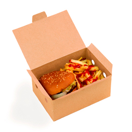 Caja Comida Eco Take Away Cartoncillo