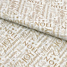 PAPEL DE SEDA NOEL CON PURPURINA