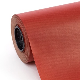 Bobina de papel kraft  ROJO 62 x 100 m