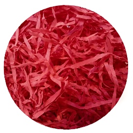 Viruta Papel roja - 500 gr